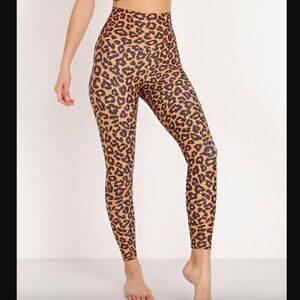 Beach Riot Sport Piper Leopard Print High Rise Leggings S